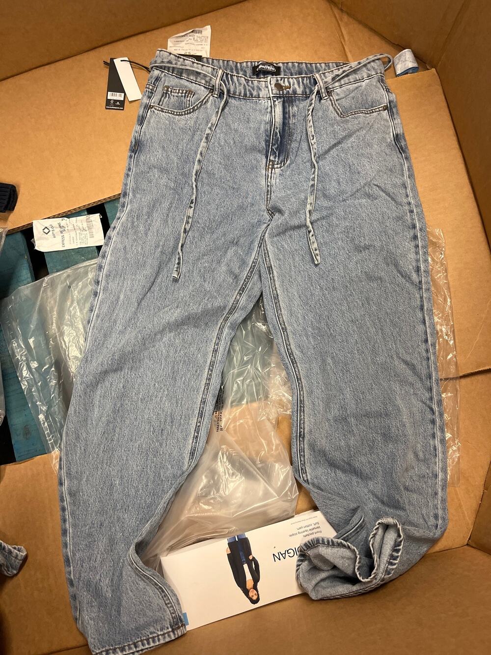 Buffalo Belted Blue Jeans size 6